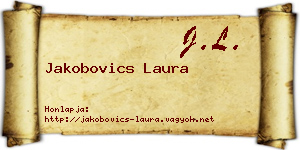 Jakobovics Laura névjegykártya